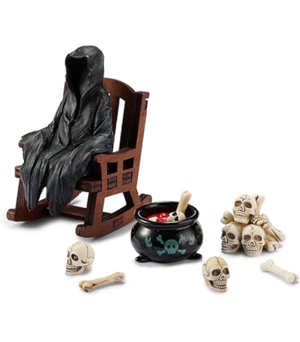 Amazon.com: Nemesis Now Fear Cursing Grim Reaper Figurine, Black
